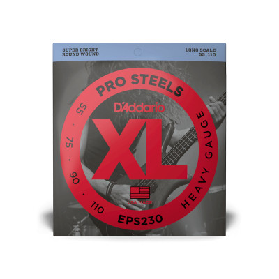 Струны для гитары D'Addario XL ProSteels Bass Heavy (55-110) (EPS230) Винница - изображение 1