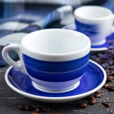 Чашка Ancap cappuccino large 260 мл, серія Verona Millecolori Blue (35127) Винница - изображение 4