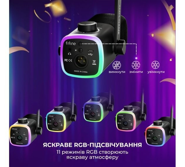 Мікрофон Fifine AM9 Black ( 14225 ) Харків - фото 8