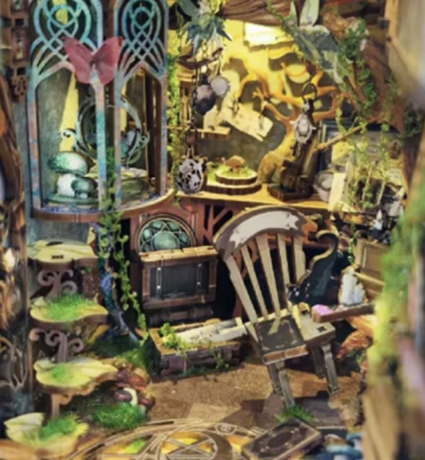 Бук Нук  Book Nook Green Fairyland 3D румбокс. Харків - фото 3