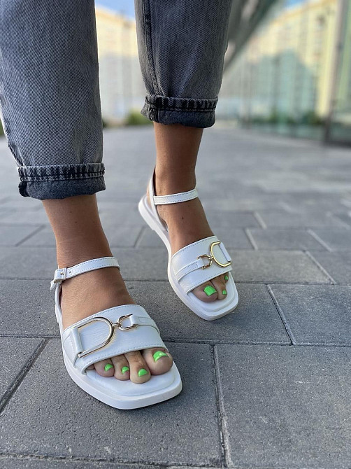 Lonza Босоніжки жіночі LONZA 550 білі (літо, шкіра натуральна) (5145) Коломыя - изображение 10