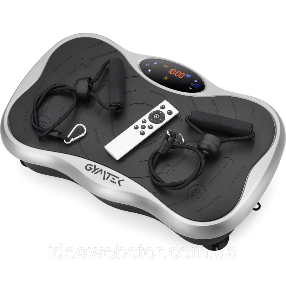 Віброплатформа Gymtek XP500 2D для дому з пультом керування й еспандерами вібротренажер для схуднення фітнесу масажу та тренувано Київ - фото 12