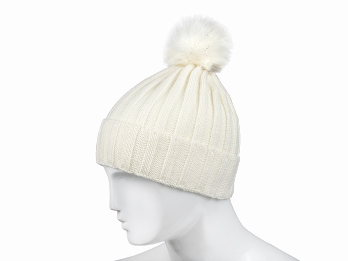 Шапка чоловіча зимова біла Київ - фото 1