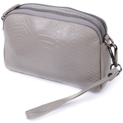 Сумка Vintage З натуральної шкіри Сіра (22801) Вінниця - фото 1