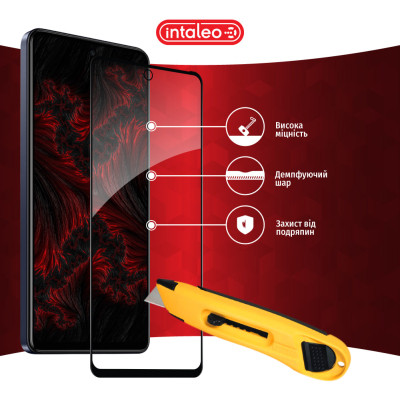 Стекло защитное Intaleo Full Glue Tecno Spark 10 Pro (1283126580628) Винница - изображение 7