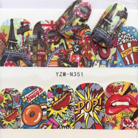 Наклейки для нігтів STZ-467 Київ - фото 1