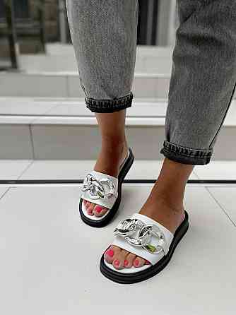 Sothby 's Шльопанці жіночі Sothby 's M-521 білі (літо, шкіра натуральна) (4685) лише 37р.38р. Коломыя