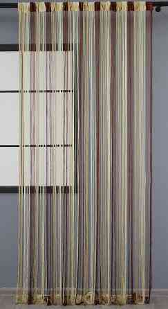 Штори-нитки "Кісея" Коричневий з бежевим 300х300см 1 шт (61-011) Київ