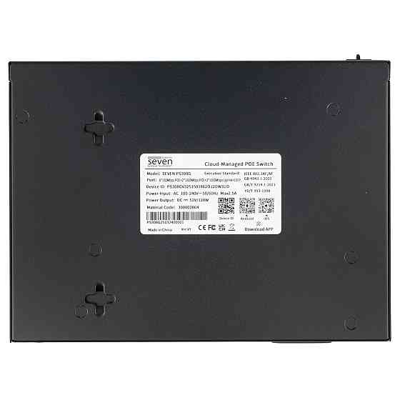 Хмарно керований 11-ти портовий PoE комутатор SEVEN PS308G (Cloud POE: 6+2G, UP: 2G+1SFP) Київ