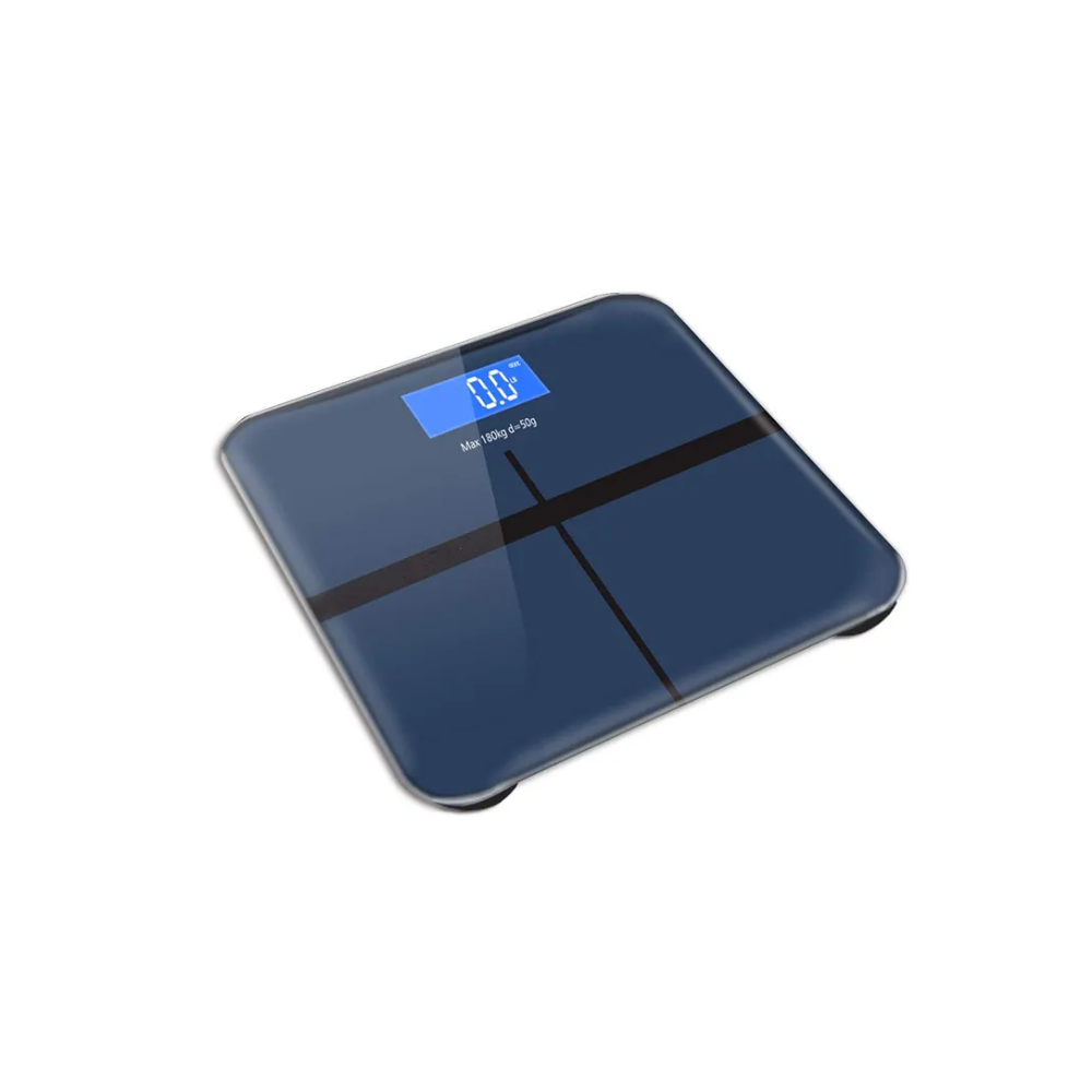 Весы напольные для измерения массы тела, со стеклянной пластиной AD-26-Blue, весы в синем цвете Каменец-Подольский - изображение 4