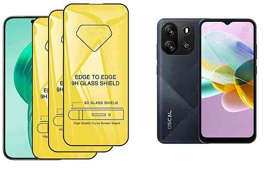 Захисне скло DefenzoGlass для Blackview Oscal Flat 1C – подвійна міцність Київ
