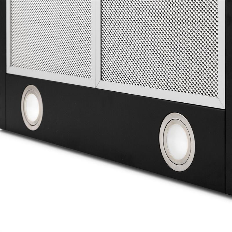 Вытяжка Montblanc 60 610 м³/ч 165 Вт 2x1,5 Вт Светодиодная планка Черный (Германия, читать описание) Ровно - изображение 7