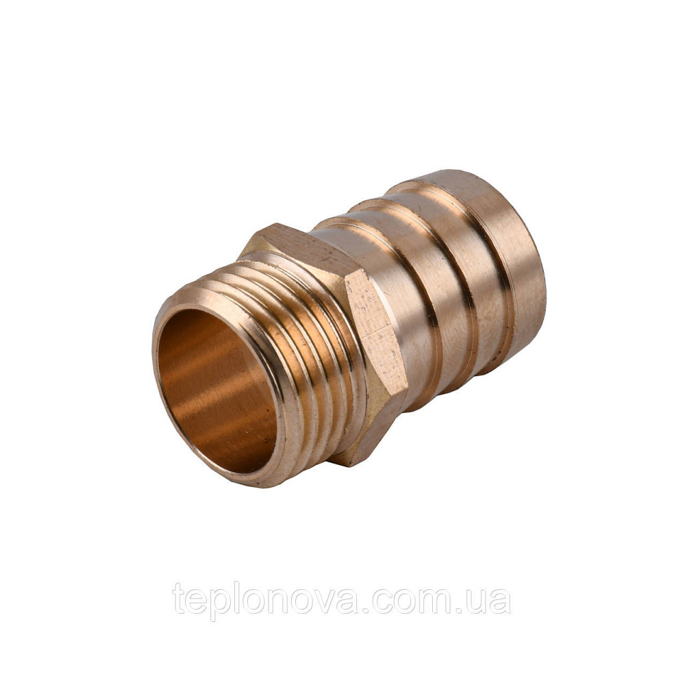 Штуцер 1/2"Н 20 мм латунний LU3J2S OPTIMUM Чернівці - фото 1