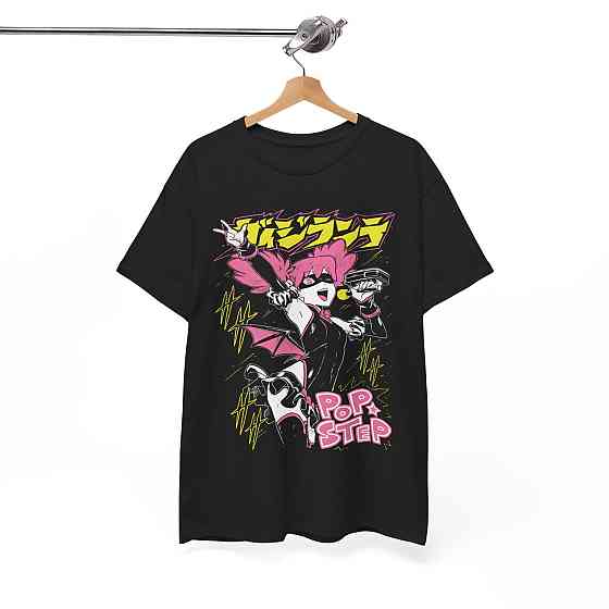 Футболка для мальчика аниме Поп Степ Аниме Суммер оверсайз (рост от 165 до 180 ) Черний AnimeJ0253m Днепр