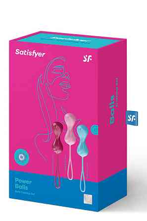 Набор вагинальных шариков Satisfyer Balls C02 double, medium Sex Aura Киев