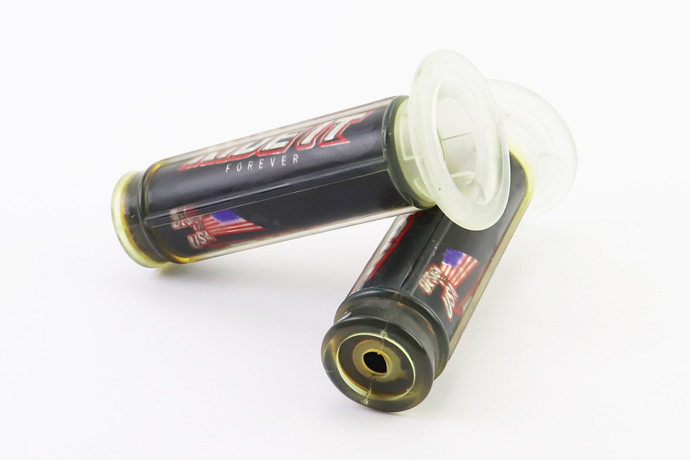 Рукоятка керма лів./пр. к-кт силікон RIDE IT, прозорі Київ - фото 1