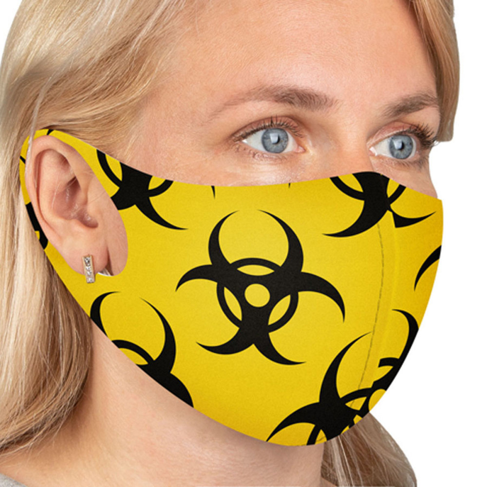 Маска захисна СoLLar з малюнком "Biohazard", розмір M Київ - фото 2