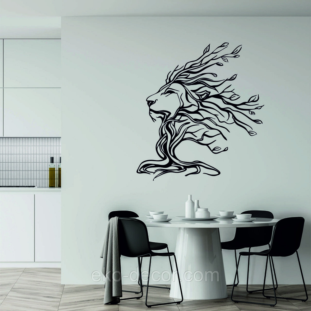 Декоративное настенное 3D Панно «Лев» Декор на стену с объемом Киев - изображение 5