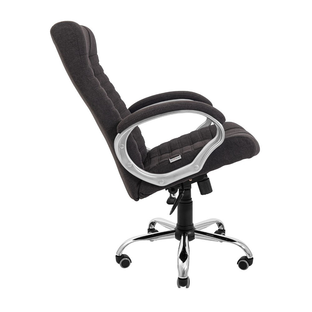 Офисное кресло руководителя Atlant Хром M2 Anyfix Шоколадный Киев - изображение 3