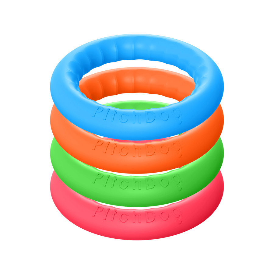 Кільце для апортировки PitchDog20, діаметр 20 см, рожевий Коломыя - изображение 8