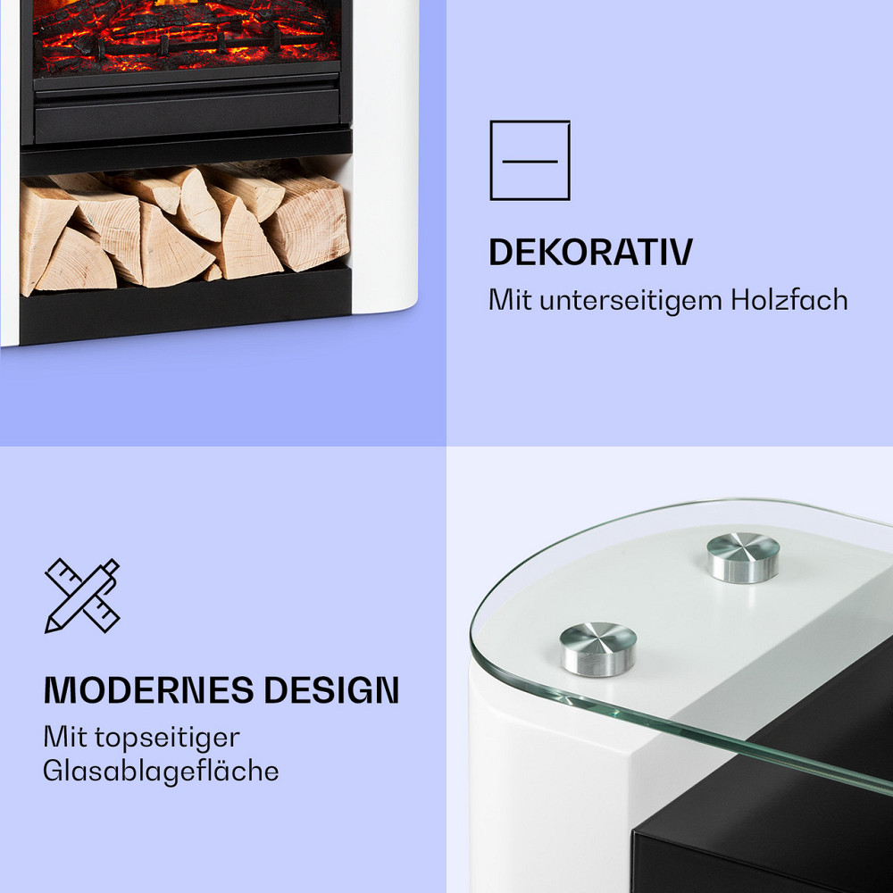 Студія 5 Дуговий Електричний Камін 1800 Вт Світлодіодне полум'я Тепловентилятор Пульт Дистанційного Керування Рівне - фото 5