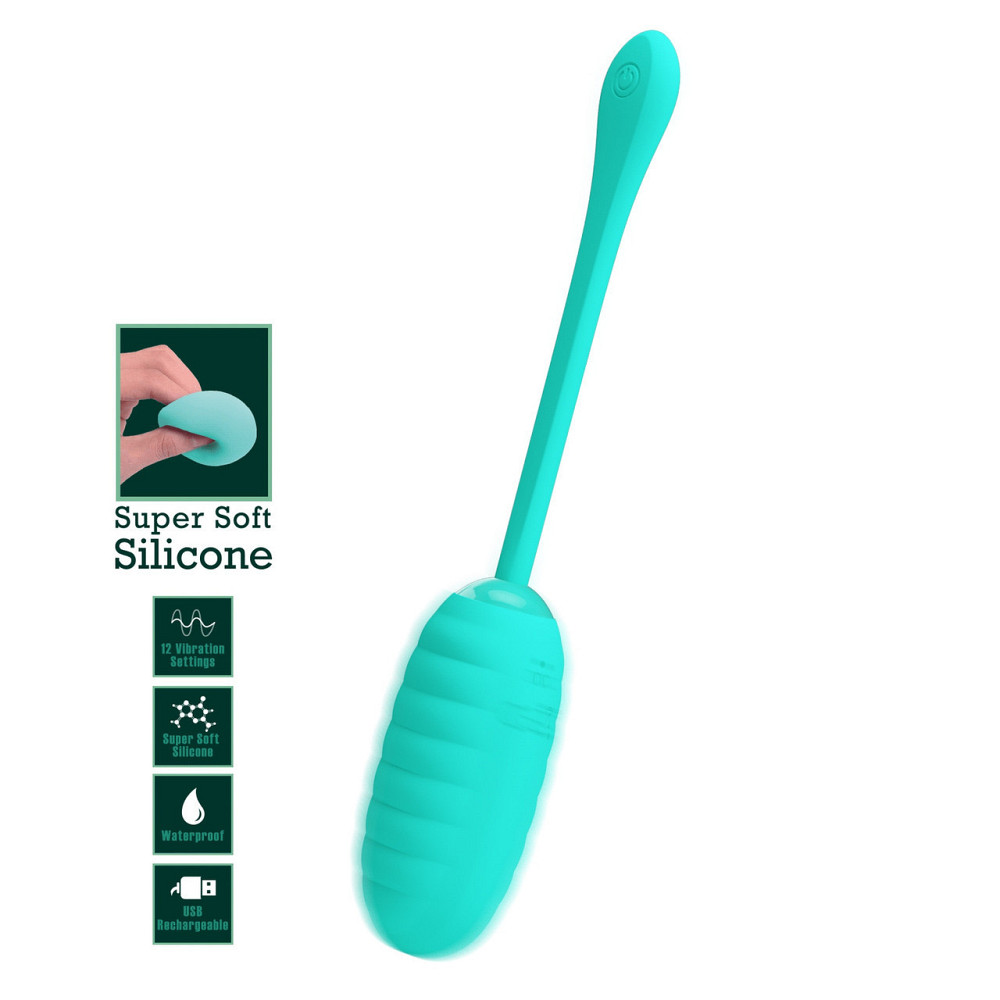Віброяйце Pretty Love Kirk Green 12 function vibrations Sex Aura Київ - фото 2