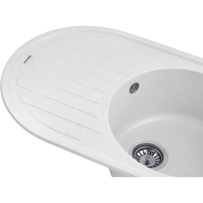 Мойка кухонная Kroner KompositGRA-7750 (CV027419) Винница - изображение 4