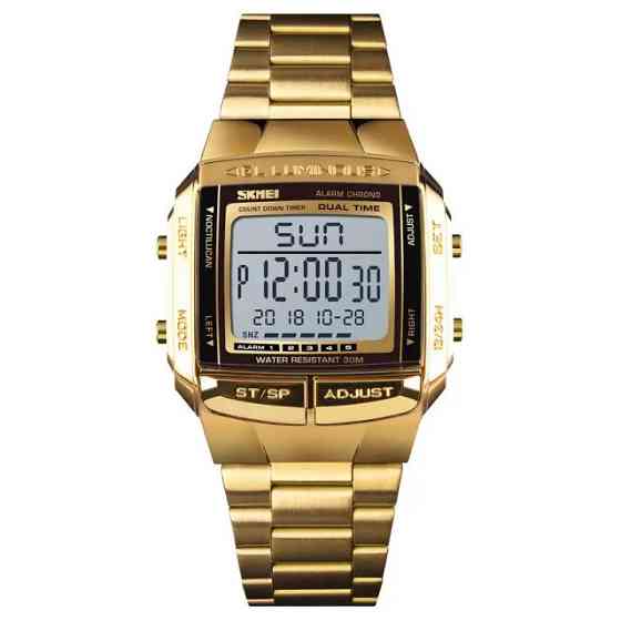 Спортивные часы Skmei Illuminator Золотистый Киев
