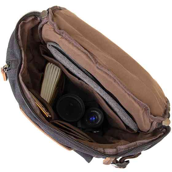 Рюкзак текстильний дорожній унісекс з ручками Vintage 20663 Чорний Київ