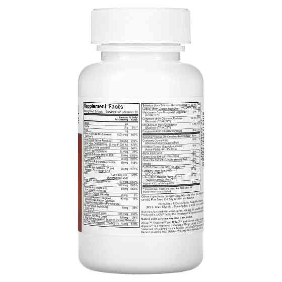 Мультивитамины для женщин Protocol for Life Balance Ortho Multi for Women 90 гел капс Киев