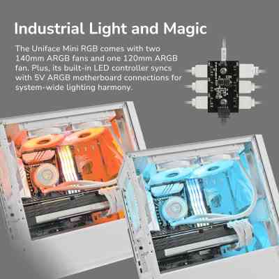 Корпус Cougar UNIFACE MINI RGB Black (UNIFACE MINI RGB White) Вінниця