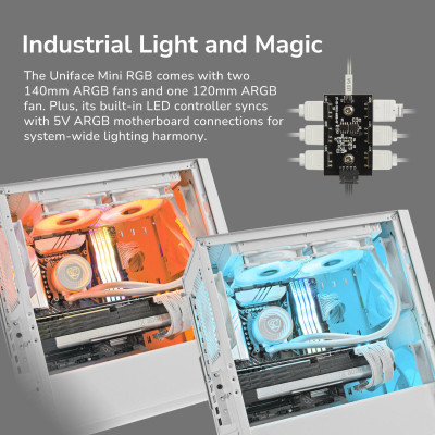 Корпус Cougar UNIFACE MINI RGB Black (UNIFACE MINI RGB White) Вінниця - фото 6