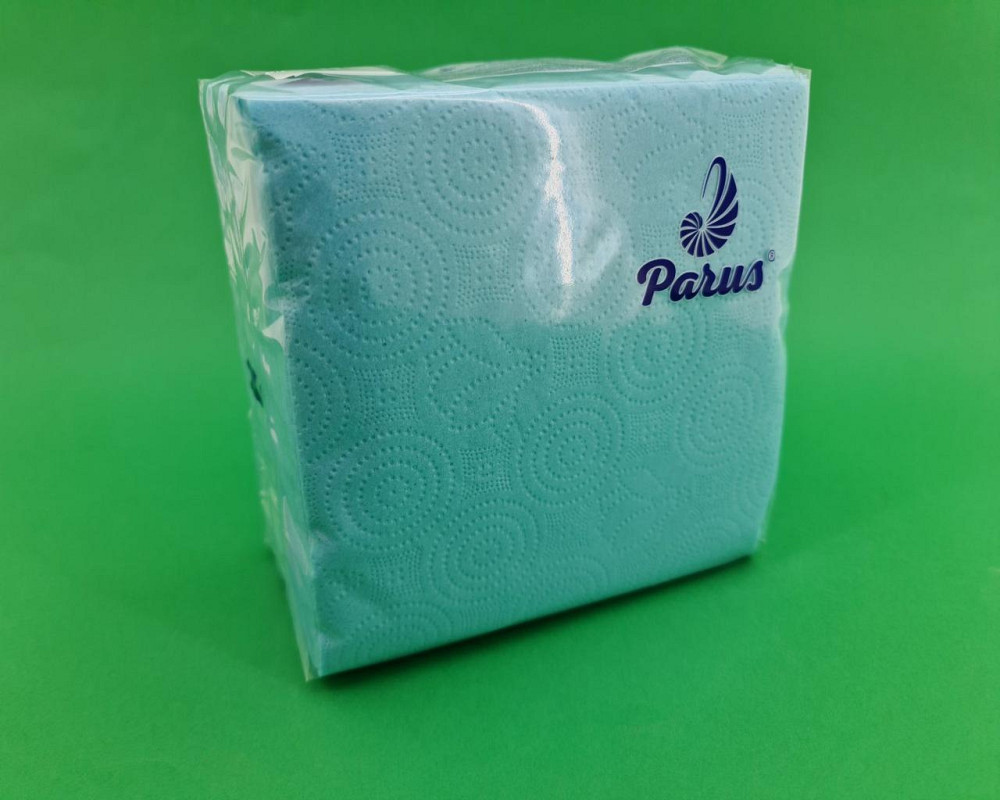 Салфетки бумажные 100лист Одесса Синяя 33х33 (1 пачка) Харьков - изображение 4