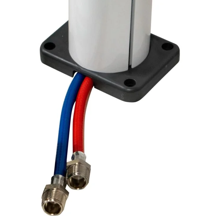 Душ уличный Aquaviva Quick с LED подсветкой и мойкой для ног белый Q825/9003-QL Киев - изображение 7