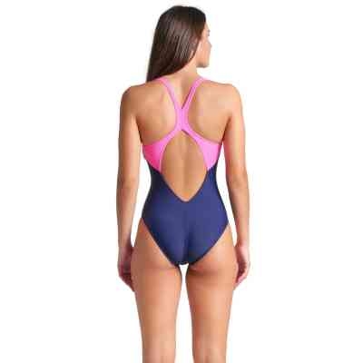 Купальник Arena Bright Glare Swimsuit V Back 008930-790 фіолетовий 42 (3468337533757) Вінниця