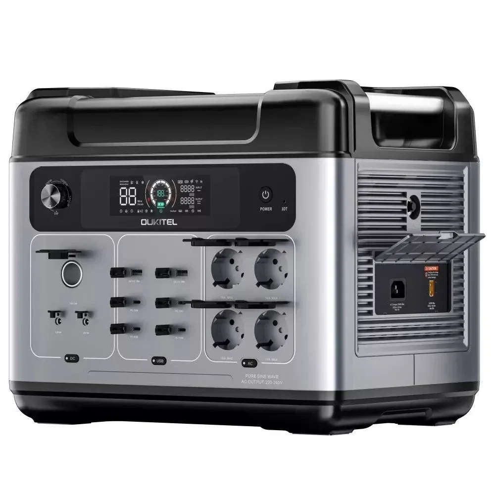 Портативна зарядна станція OUKITEL P2001E PLUS 2400W 2048Wh (42-00145) Киев - изображение 3
