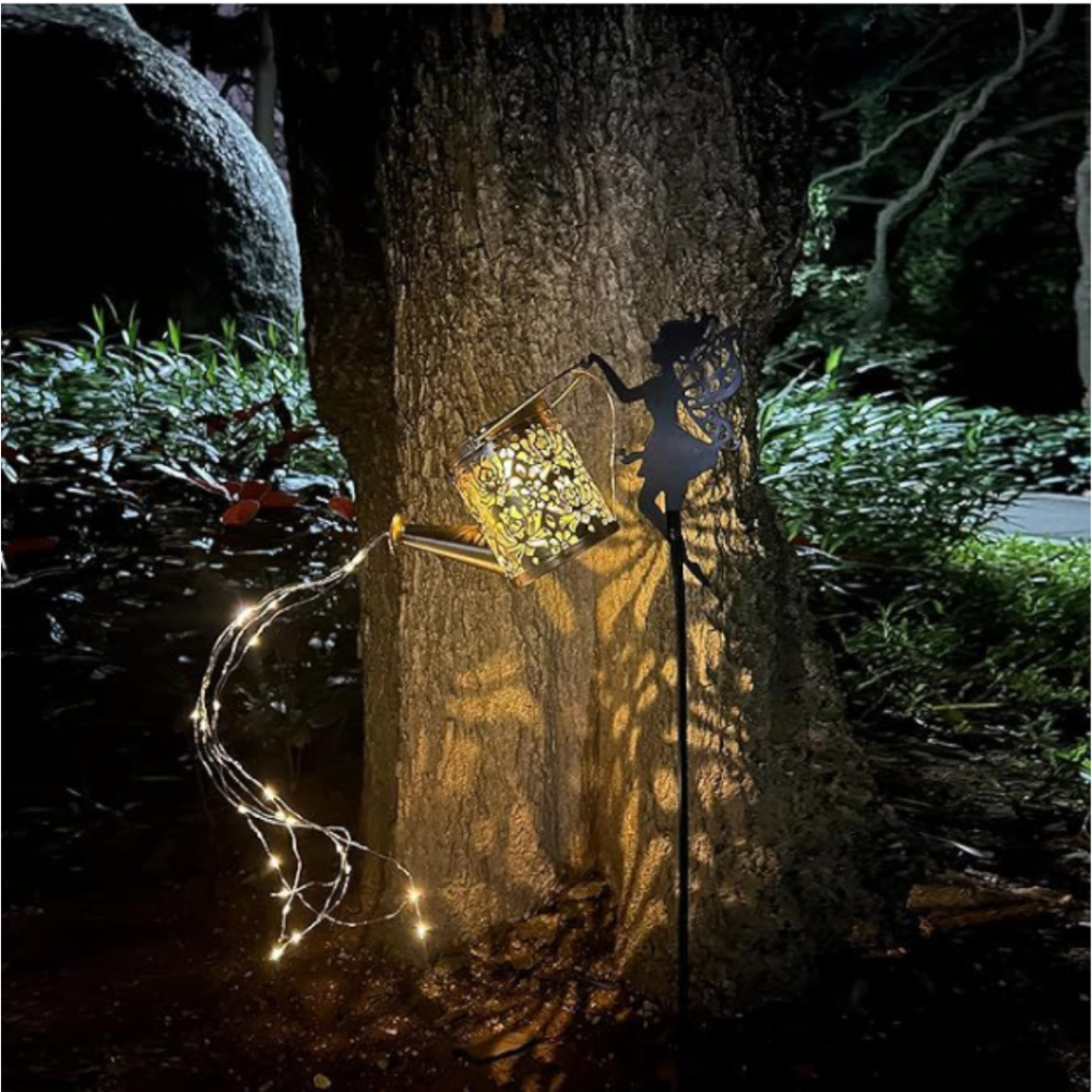 Садовый светильник Лейка с крючком 80 см на солнечной батарее 12 х 10.5 см Фея Одесса - изображение 3