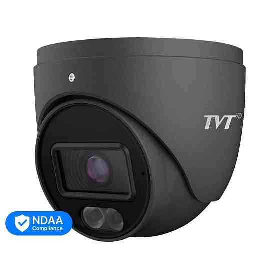 IP-відеокамера 4Mp TVT TD-9544S4-C(D/PE/AW2) Black f=2.8mm, ІЧ+LED-підсвічування, з мікрофоном (77-00331) Київ