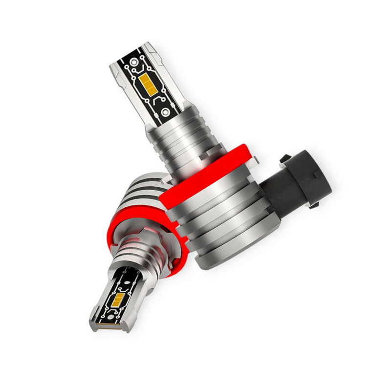 Автолампа H8, H9, H11, H16 12V-24V EUROTUN NH 44W 4500L 6500K LED радіатор Мукачево - фото 3