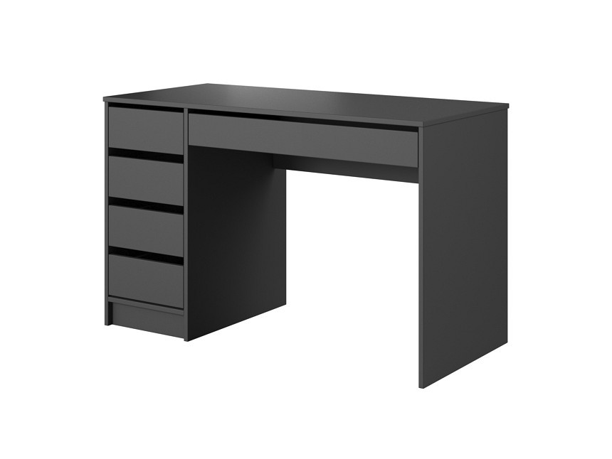 Стіл туалетний письмовий Perfect Home Ада / Ada 5S/120 з 5 шухлядами Антрацит (PFH-091308) Дніпро - фото 5
