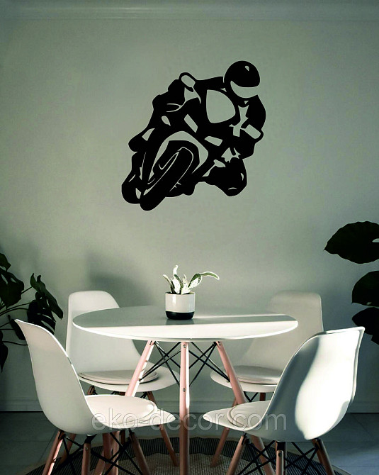 Декоративное настенное Панно «Мотоцыкл» Декор на стену Киев - изображение 4