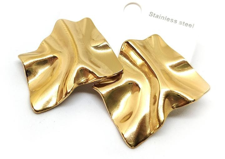 Серьги молодежные золотистые Киев - изображение 1