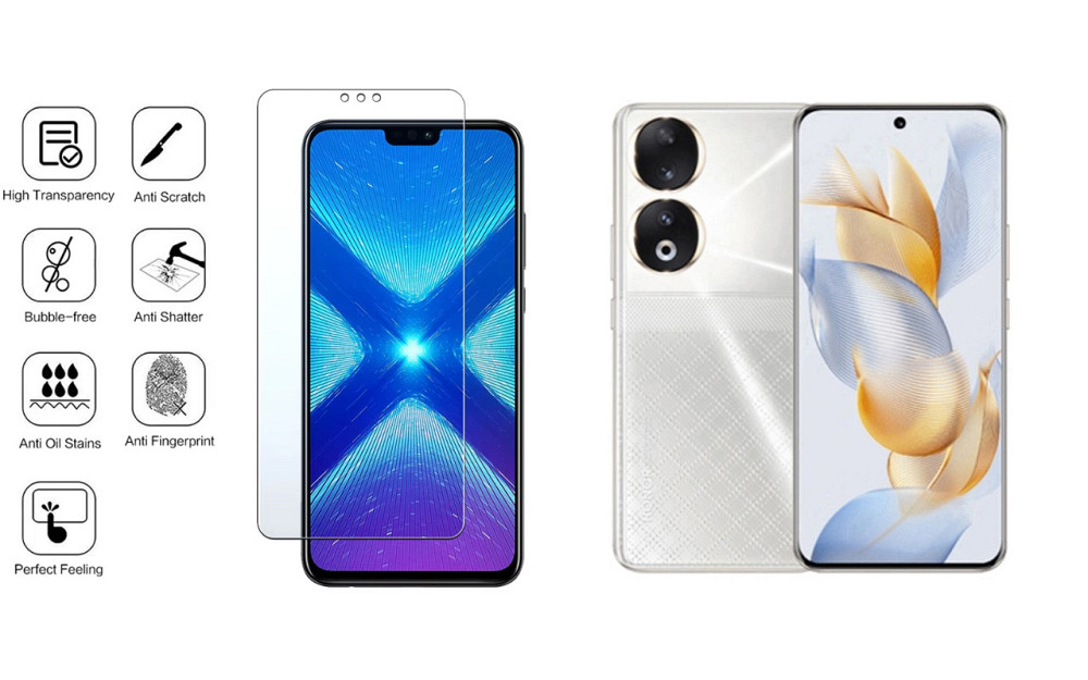Захисне скло NeoGlass для Honor 90 – надпрозоре та стійке Київ - фото 4