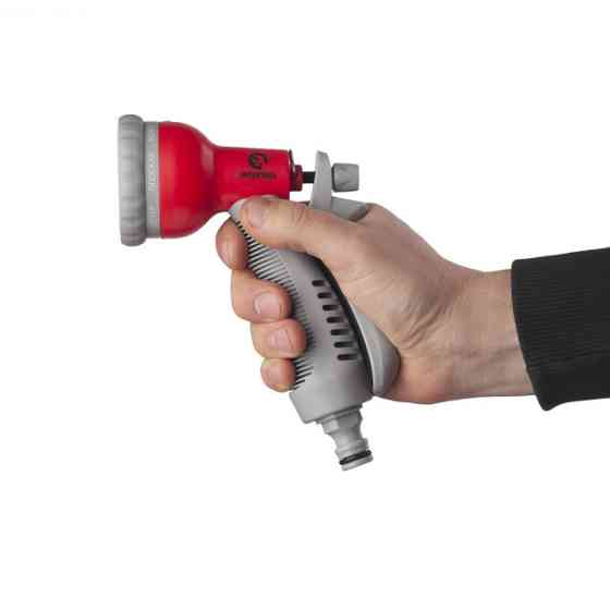 Пистолет-распылитель для полива, 8 режимов, материалы: ABS, PP, TPR INTERTOOL GE-0001 Киев