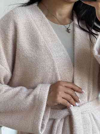 Жіночий теплий модний кардиган альпака Пісочний, 42/44 Одеса