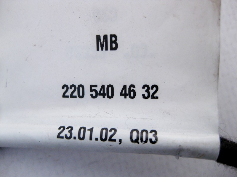 Mercedes-Benz  A2205404632 Джгут електропроводки плафонів передніх дверей S-Class W220 Одеса - фото 3