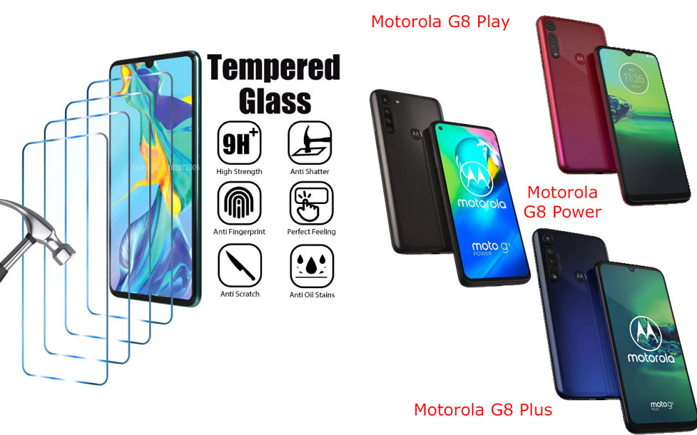 Защитное стекло ArmorGlass для Motorola G8 Play, G8 Power, G8 Plus – устойчивое к царапинам и ударам Киев - изображение 1
