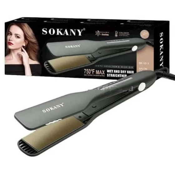 Випрямляч для волосся SK-1911, PTC нагрів, 4 рівні температури, шнур 360°, авто-вимкнення 60 хв Одеса