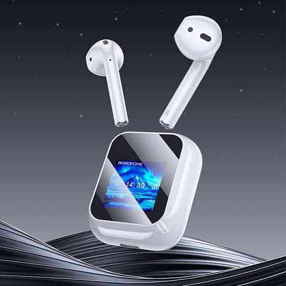 Бездротові навушники BOROFONE BW86 з сенсорним управлінням, білі Київ