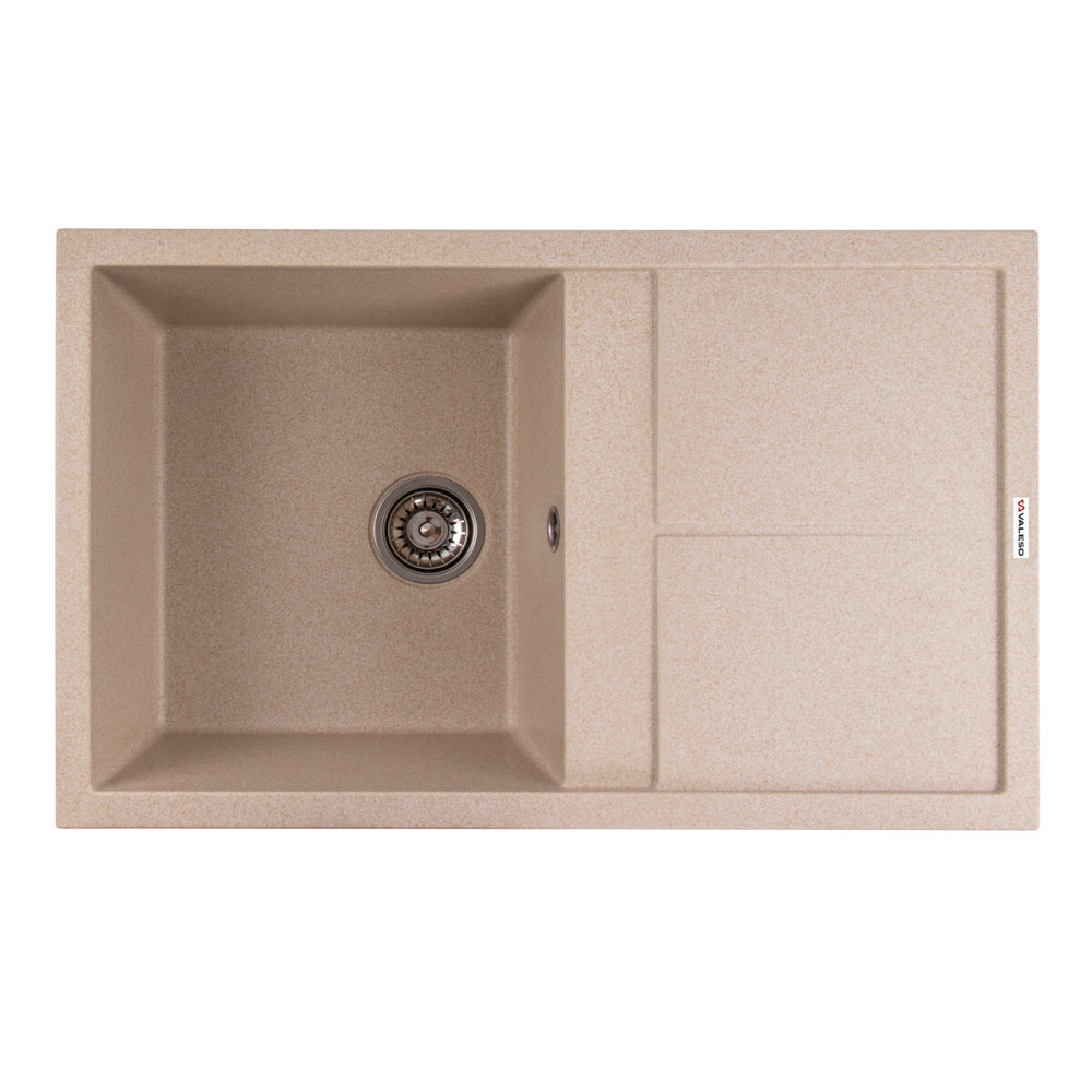 Гранітна мийка для кухні VALESO SELENA 7950 матова Сафарі Коломыя - изображение 1